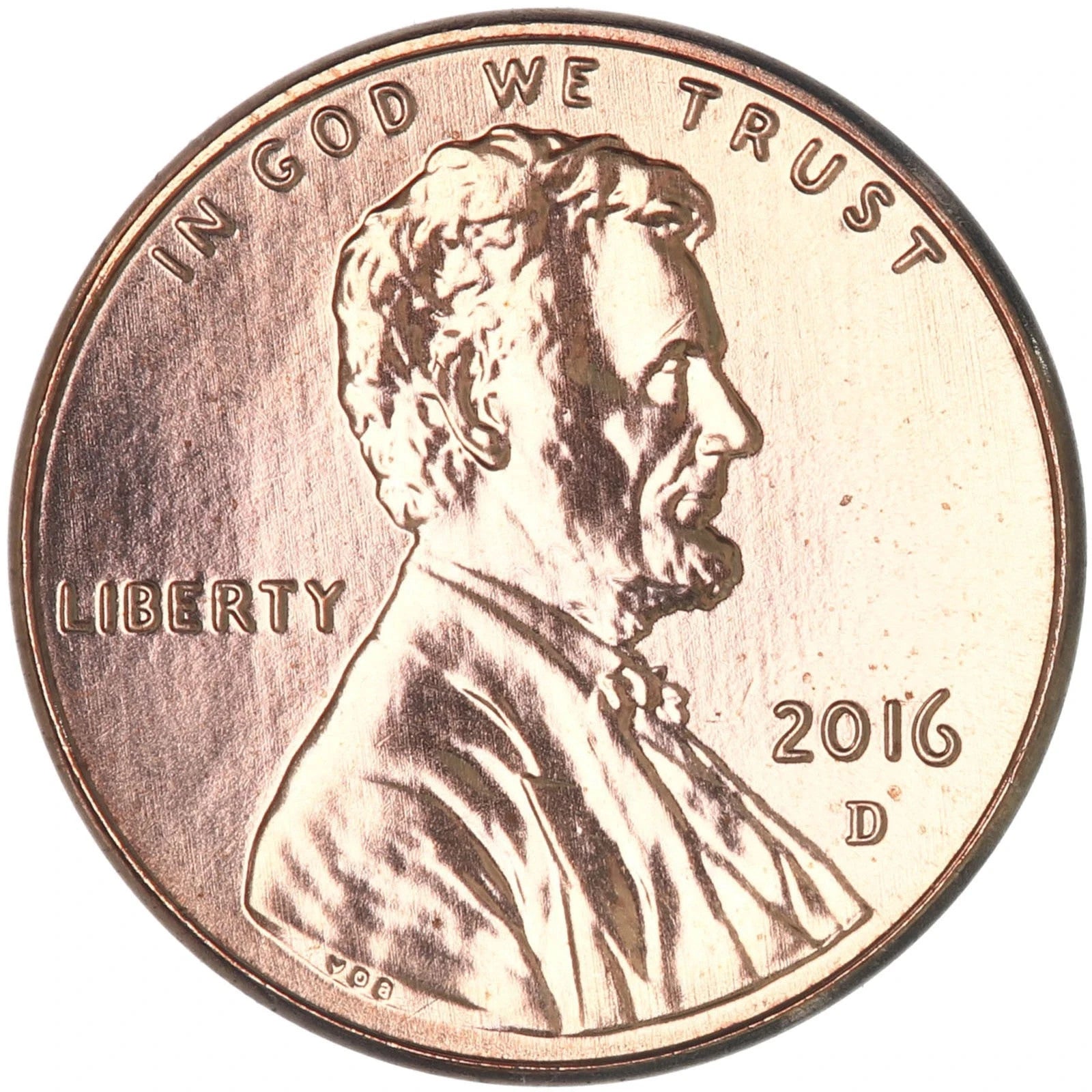 ✅ 2016 D Lincoln Shield Cent BRILLIANT UNCIRCULATED RED Penny US Mint 1c Coin