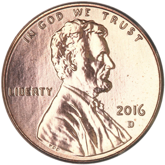 ✅ 2016 D Lincoln Shield Cent BRILLIANT UNCIRCULATED RED Penny US Mint 1c Coin