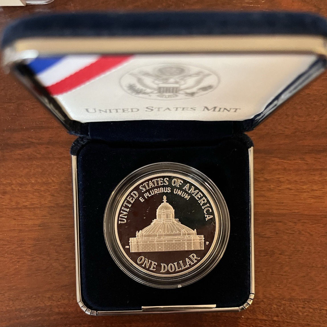 2000 P  LIBRARY OF CONGRESS 90% Silver Dollar Gem Proof 1800-2000