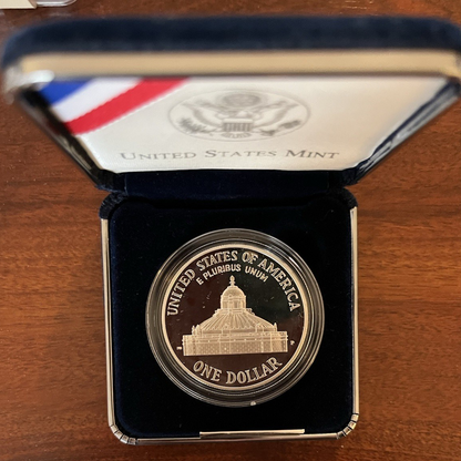 2000 P  LIBRARY OF CONGRESS 90% Silver Dollar Gem Proof 1800-2000