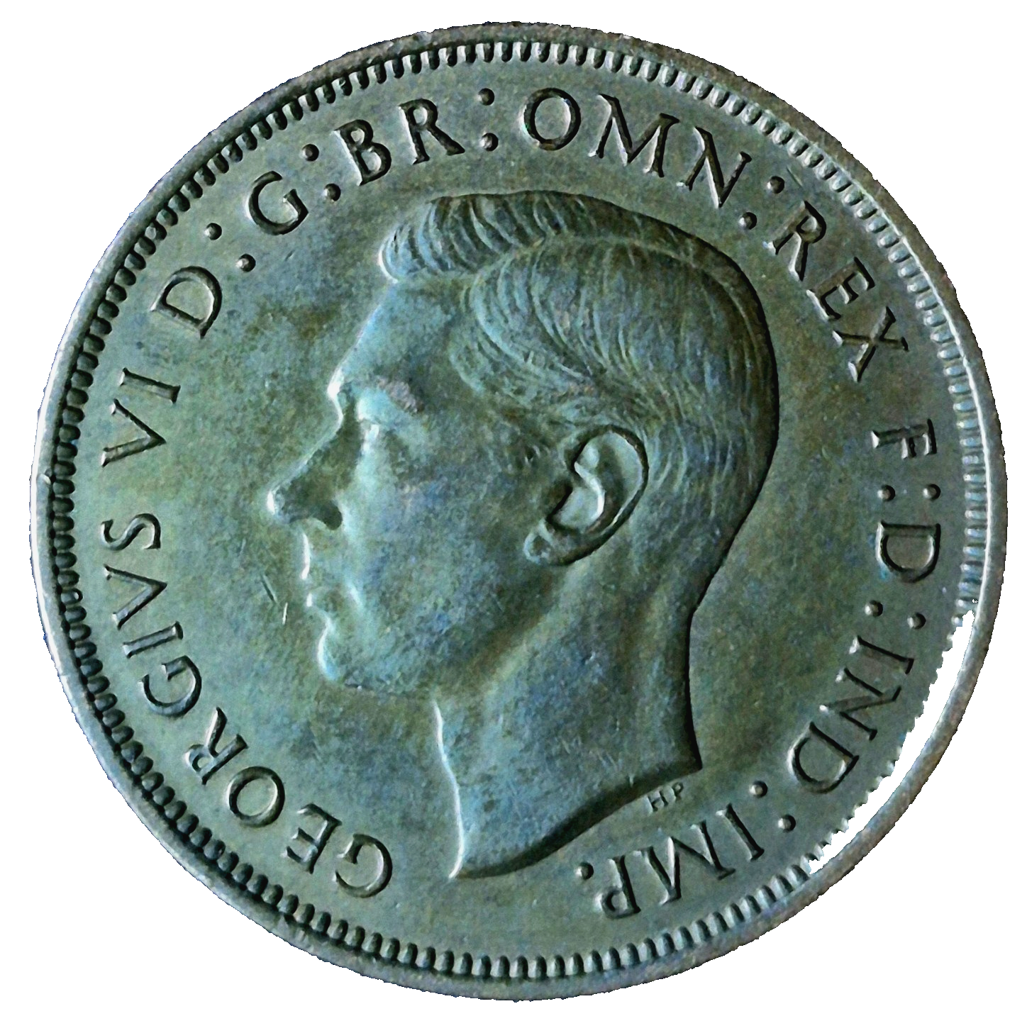1939 Great Britain One Penny King George VI Clear Details AU Features This Coin