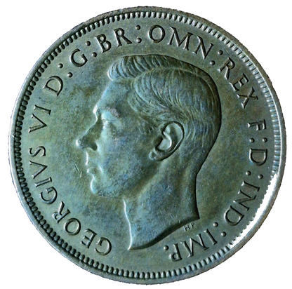 1939 Great Britain One Penny King George VI Clear Details AU Features This Coin
