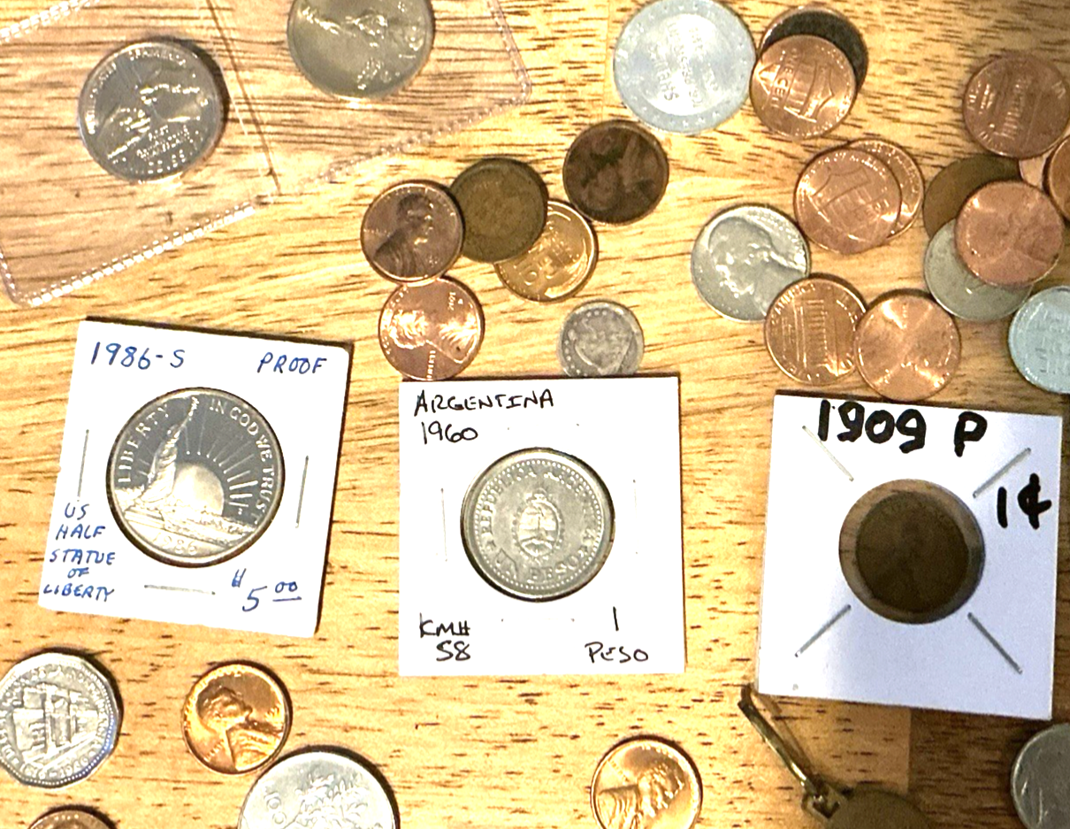 CLEANING MY DESK Coin Lot -Silver/Proof/Uncirculated OLD MUST READ DESCRIPTION