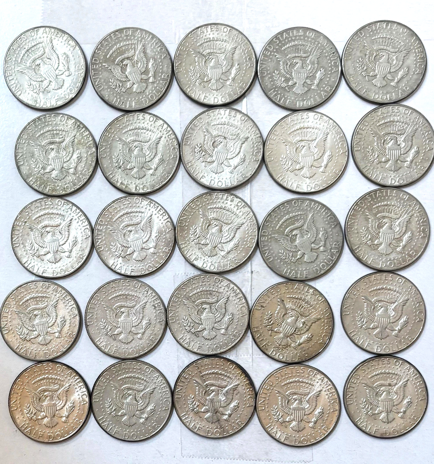 1965-1970 Kennedy Half Dollars 40% SILVER Coin Random Selection