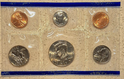 1995 P&D U.S Mint Set Uncirculated BU Coins OGP and Hard to Find Re-Order Card