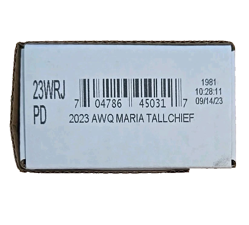 2023 P&D Maria Tall Chief Quarters AWQ 2 Rolls U.S. Mint Sealed Box 23WRJ