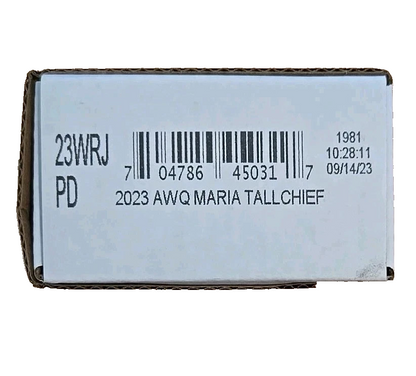 2023 P&D Maria Tall Chief Quarters AWQ 2 Rolls U.S. Mint Sealed Box 23WRJ