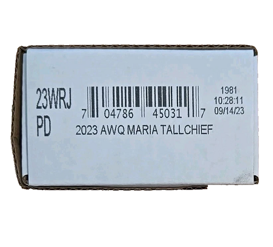 2023 P&D Maria Tall Chief Quarters AWQ 2 Rolls U.S. Mint Sealed Box 23WRJ