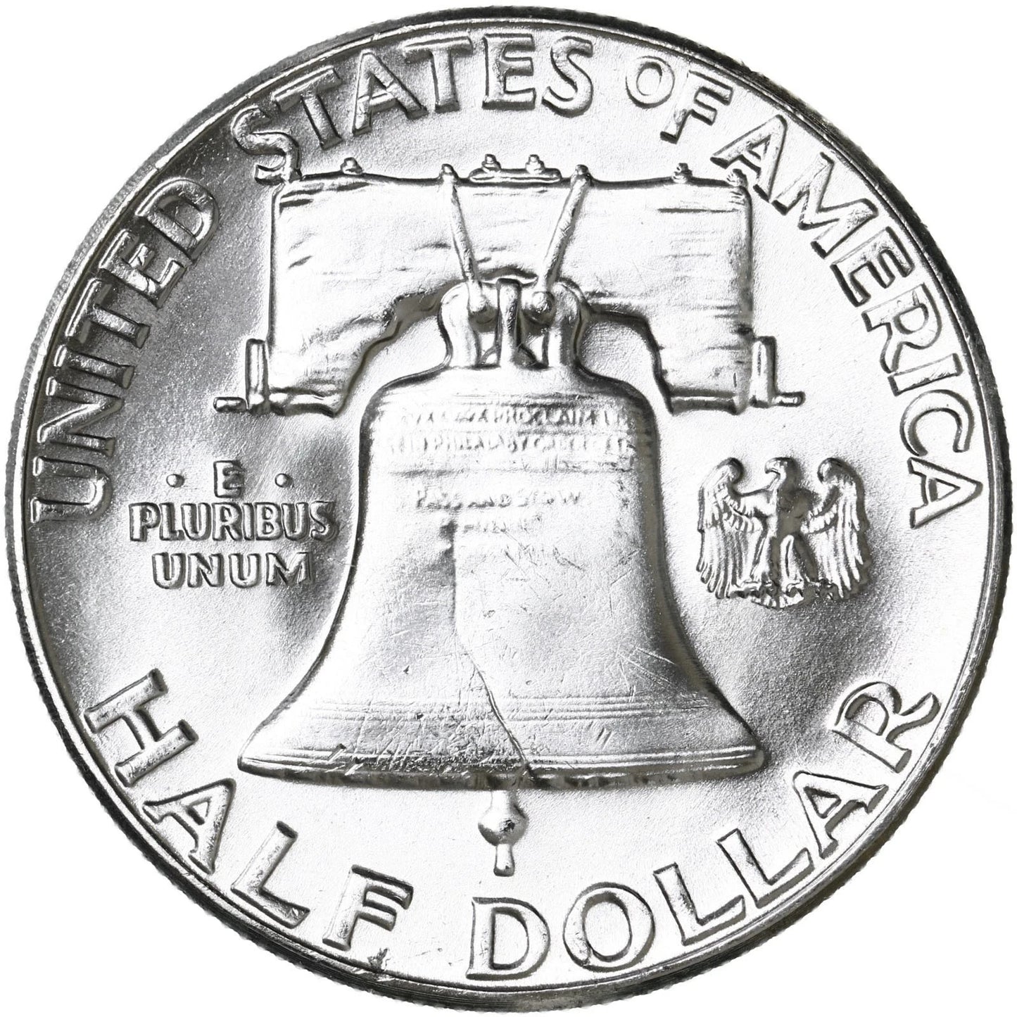 1961 (P) Ben Franklin Half Dollar 90% Silver BU Uncirculated 50c Coin