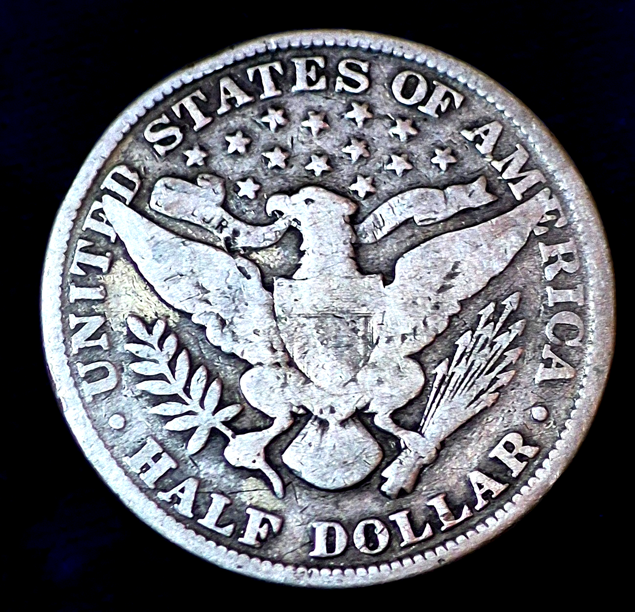 1898 Barber Silver Half Dollar 90% Silver Strong Classic VG Features US Coin 50C