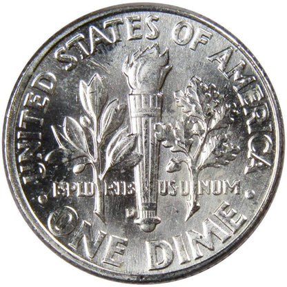 1963 D Roosevelt Dime 90% Silver Choice GEM BU Uncirculated BLAST WHITE 10c Coin