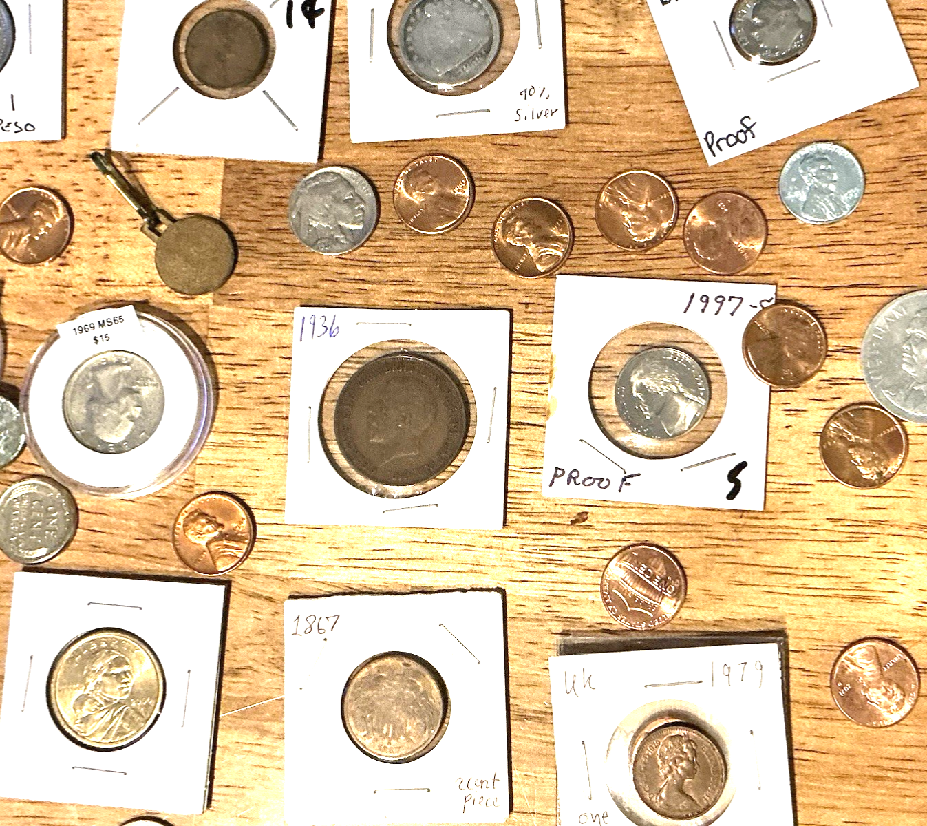 CLEANING MY DESK Coin Lot -Silver/Proof/Uncirculated OLD MUST READ DESCRIPTION