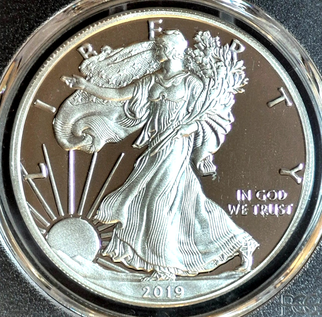 2019-S Silver Eagle PCGS PR70DCAM FDOI Gary Whitley Auto POP 130 1oz .999 SILVER
