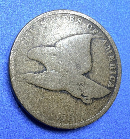 1858 Flying Eagle Cent AG Full Eagle Outline Pre Civil War First Small Cent Type
