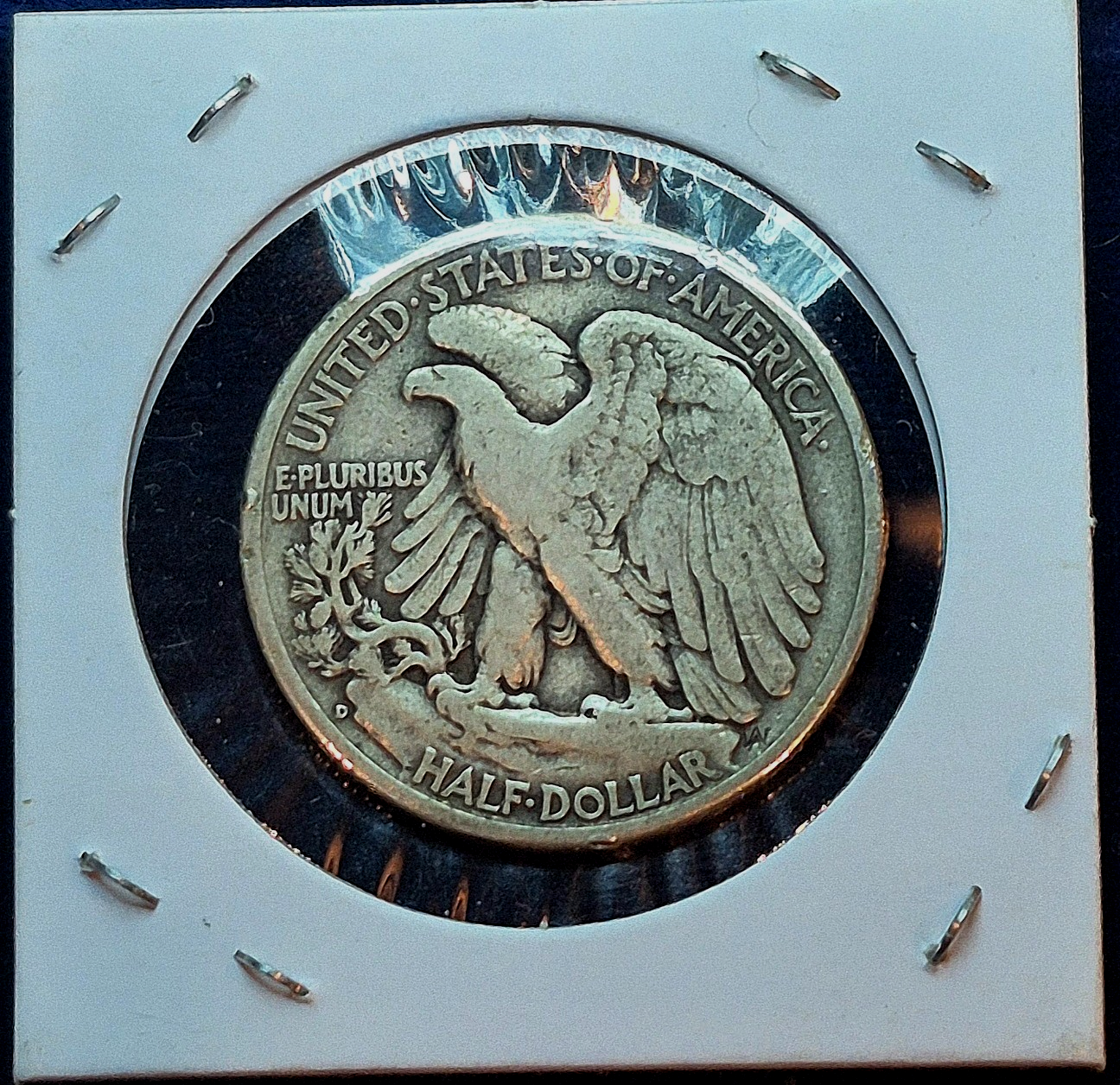 1942-D Walking Liberty 90% Silver Half Dollar VF Features, Yr of Manhattan Proj.