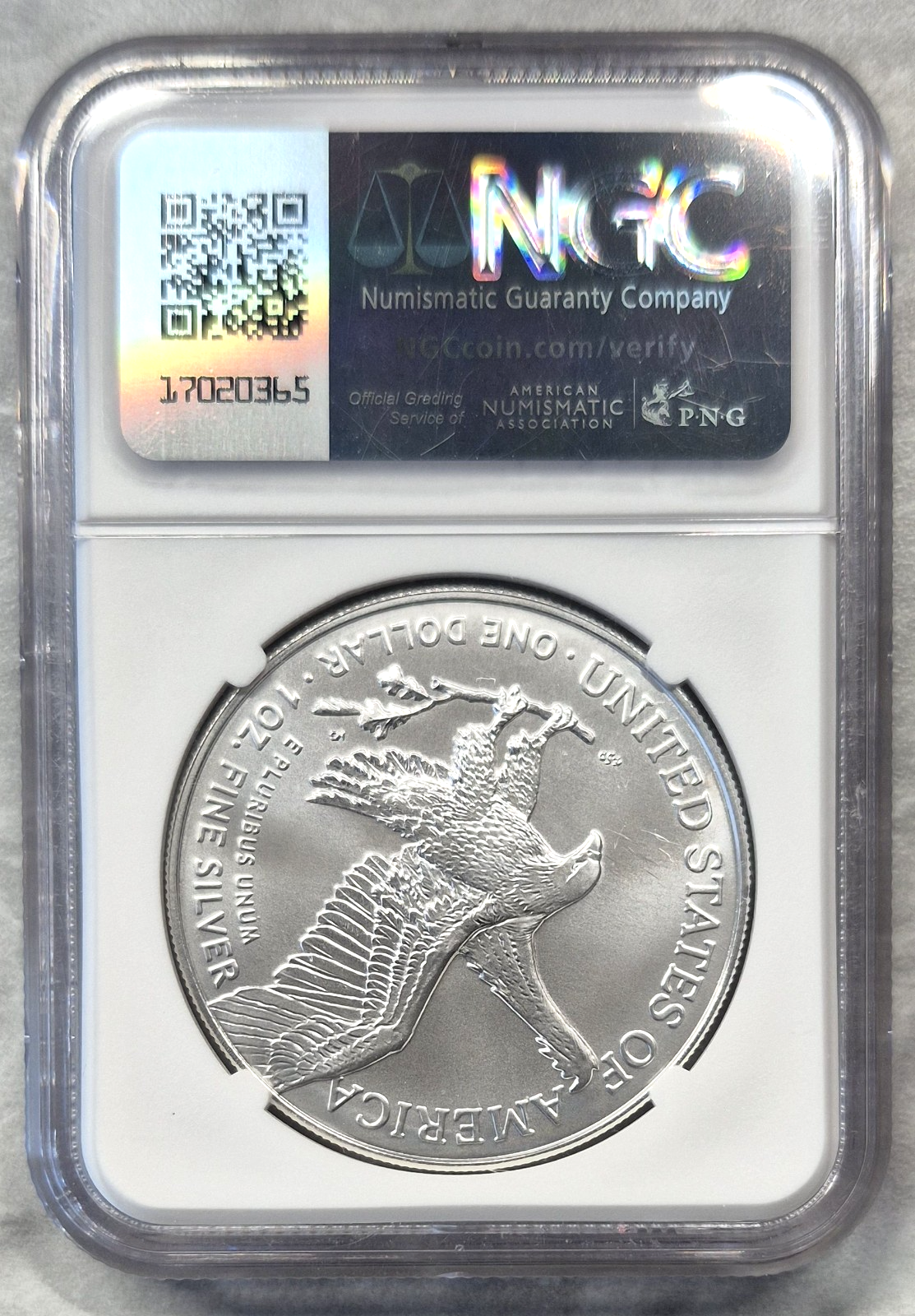 2024 American Silver Eagle NGC MS70 Perfect Grade Type 2 Landing Eagle 1 oz $1