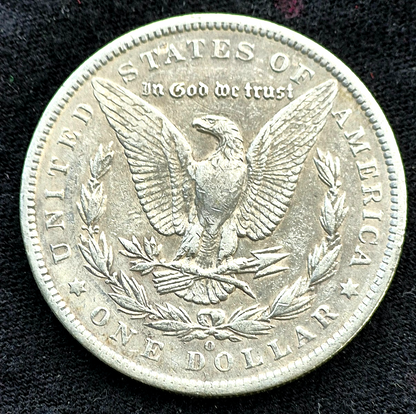 1886-O Morgan Silver Dollar Strong AU Features Better Date 90% Silver $1