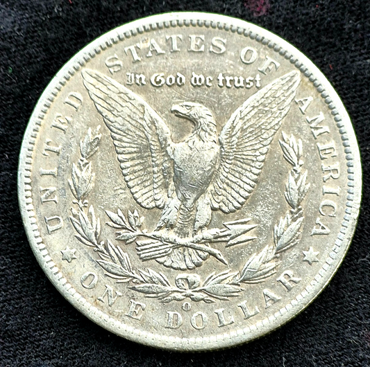 1886-O Morgan Silver Dollar Strong AU Features Better Date 90% Silver $1