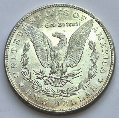1902-O Morgan 90% Silver Dollar VAM 17A Crisp Strike & Toning Strong MS Features