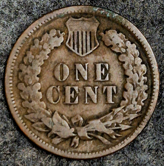 1883 Indian Head Cent Penny Fine Features Part Liberty, Receive Coin Pictured 1C