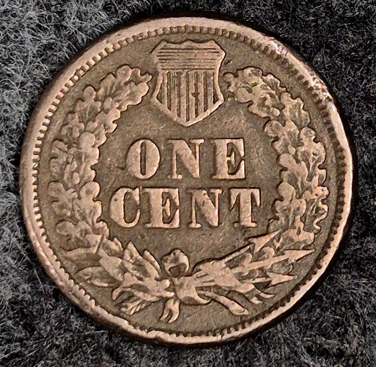 (2) 1864 Indian Head Cents Both XF Features (1) Type II (1) Type III Coins Shown