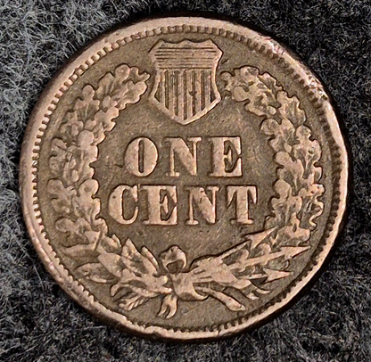 (2) 1864 Indian Head Cents Both XF Features (1) Type II (1) Type III Coins Shown