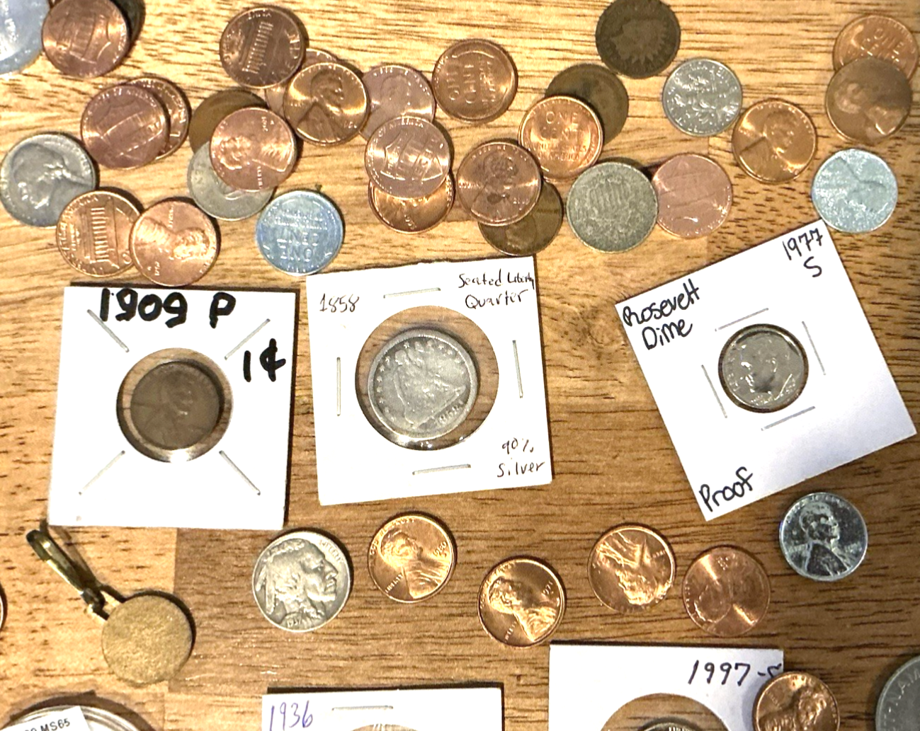 CLEANING MY DESK Coin Lot -Silver/Proof/Uncirculated OLD MUST READ DESCRIPTION