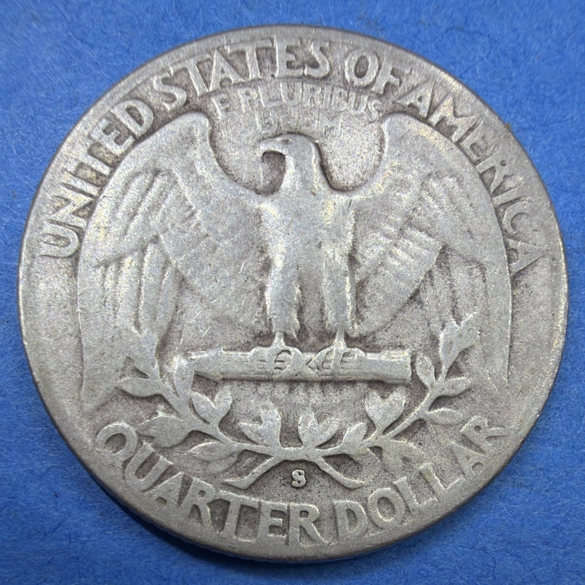 1948-S Washington Quarter 25C F Fine 90% Silver San Francisco Mint Old US Coin
