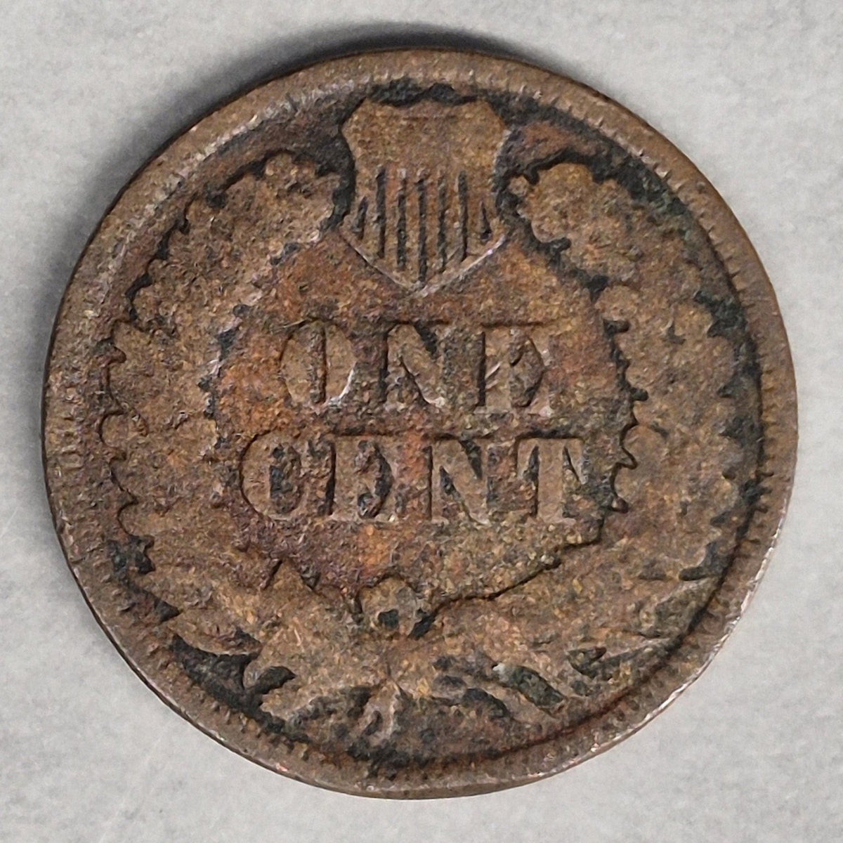 1896 Indian Head Cent Penny 1C Good+ Bronze Philadelphia 19th Century US Coin