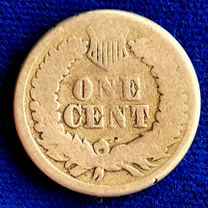 1864 Copper Nickel Indian Cent Penny VG Very Good Features Nice Coin 1C