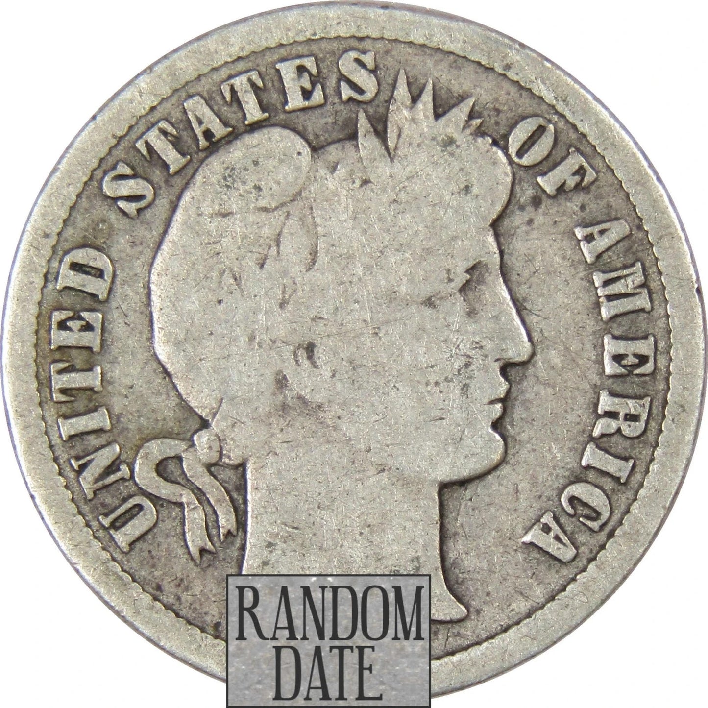 ✅ Barber Dime Average Condition Random Selection Date & Mint 90% SILVER Coins