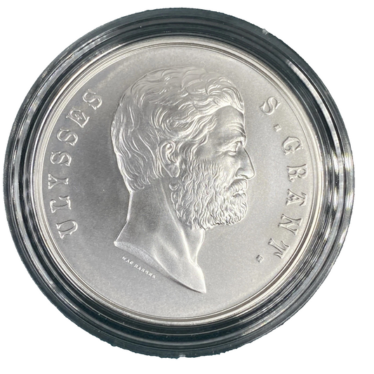 1 oz .999 SILVER U.S. Presidential Medal Ulysses Grant  Original Packaging +COA