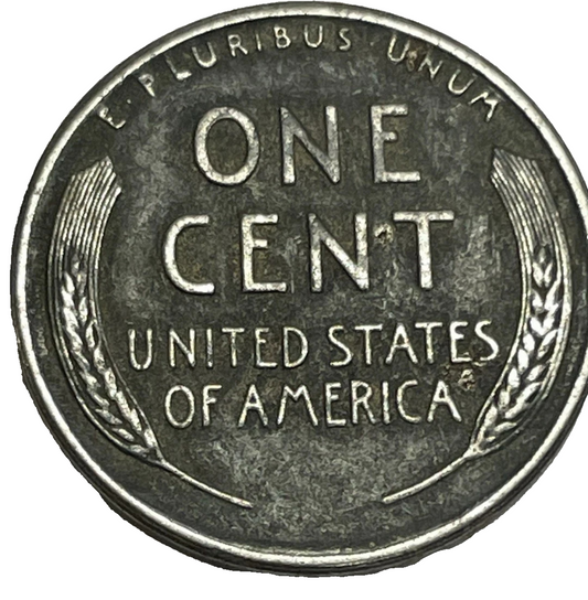 1943-D Lincoln Steel Cent 1c Penny WWII Good-Fine (G-F) Condition Circulated
