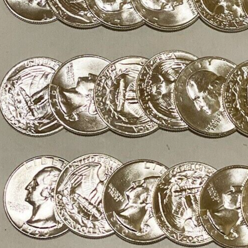 1960-D Washington Silver Quarter 25c BU Brilliant Uncirculated ++ Strong Detail