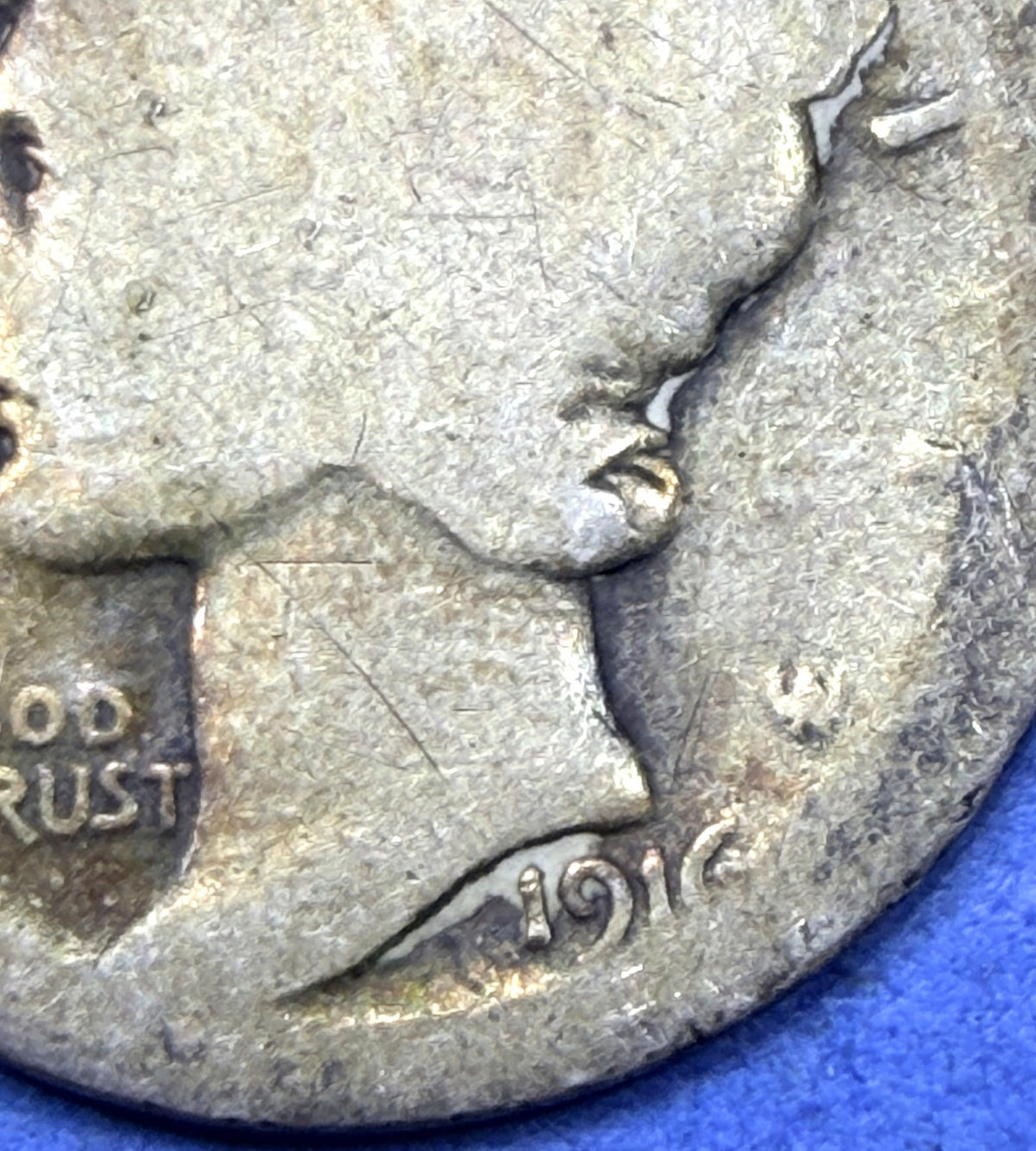 1916 Mercury Dime 10C First Year of Issue 90% Silver G Good Philadelphia Coin