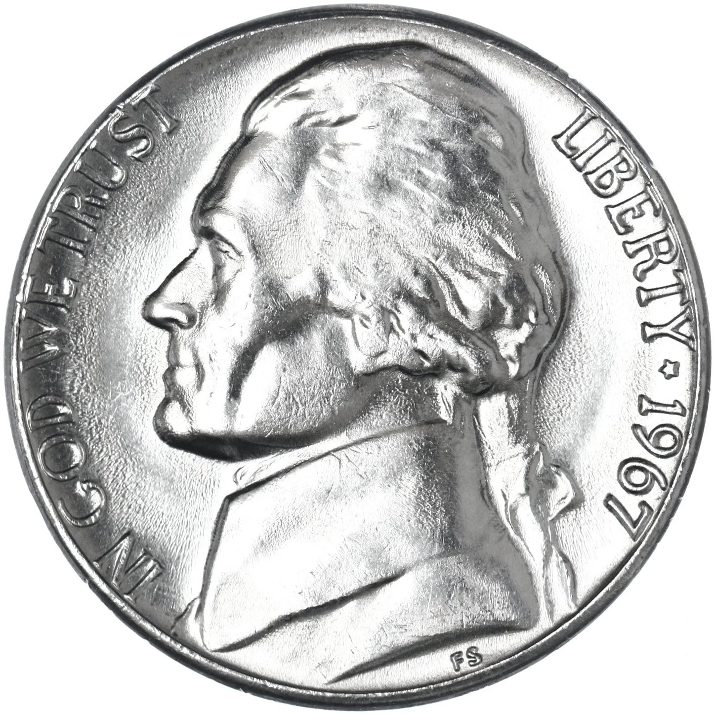 ✅ 1967 P Jefferson Nickel - GEM BU - Uncirculated Coins - ⭐️  REDUCED SHIPPING !