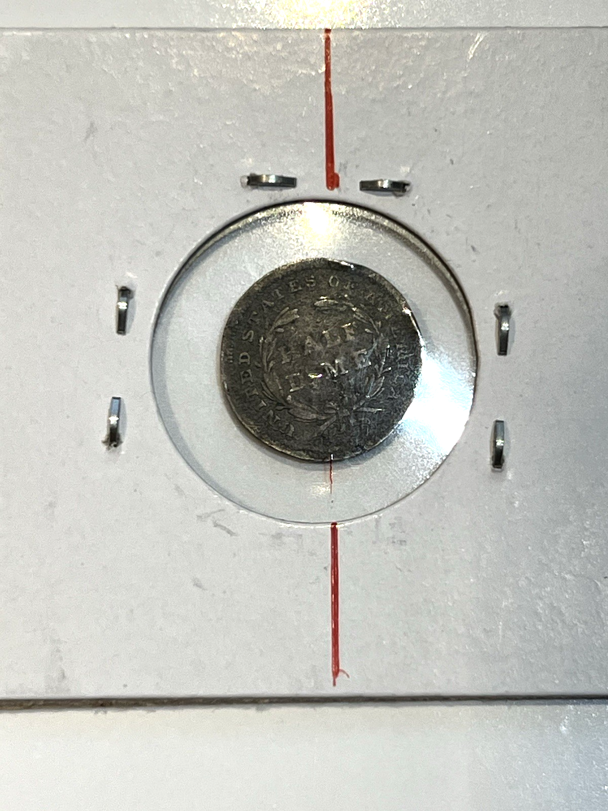 ✅ 1838 Seated Liberty Silver Half Dime ROTATED DIE 187 Year Old 90% Silver Coin