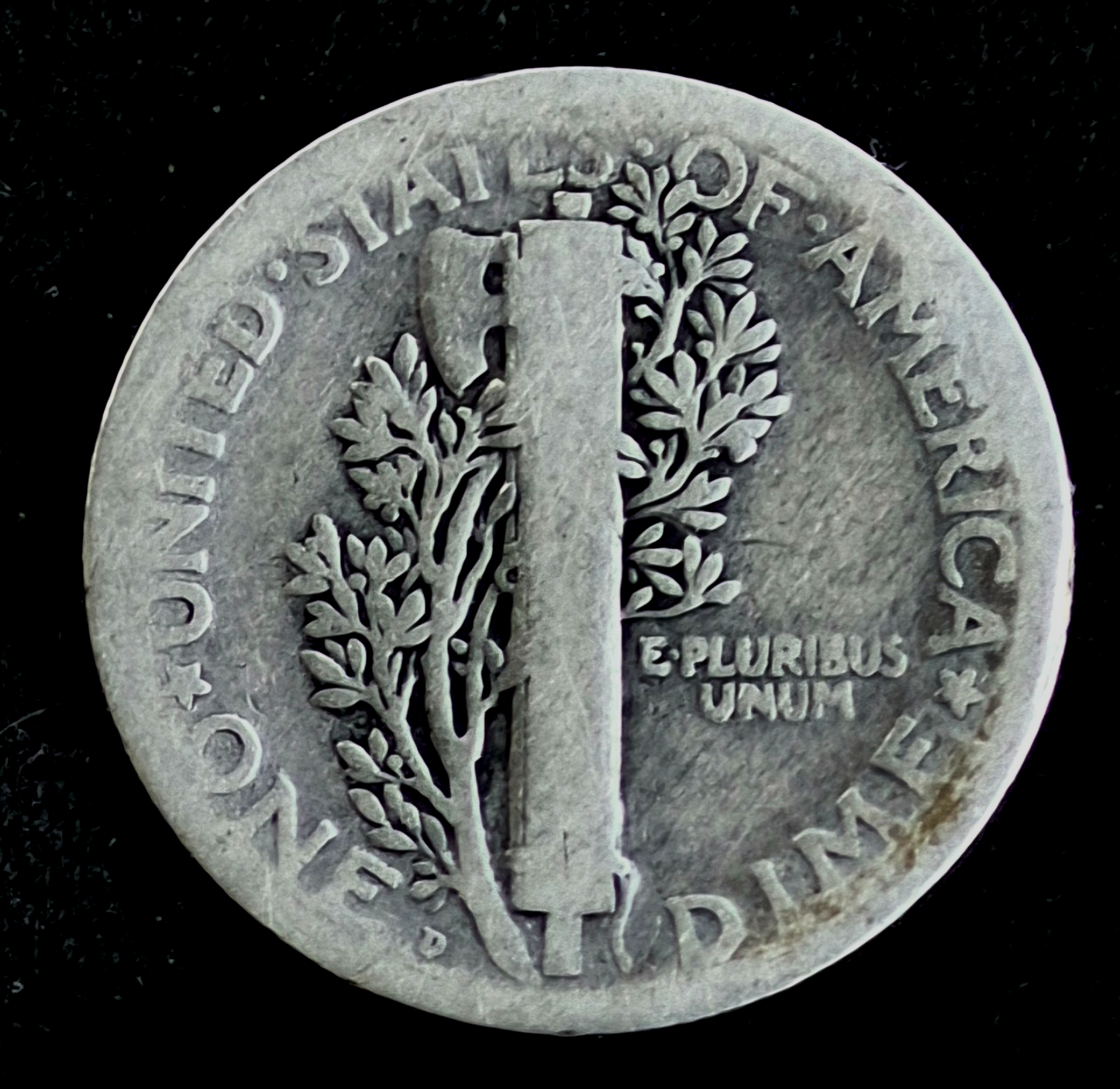🔥 Rare 1921-D Mercury 90% SILVER Dime  2nd Lowest Mintage VG+ Features