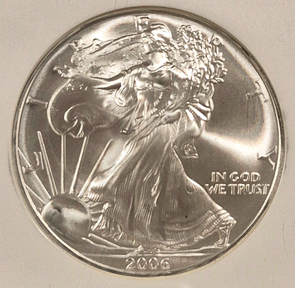 2006 American .999 Silver Eagle “First Strikes” NGC Near Perfect MS69 Red Label