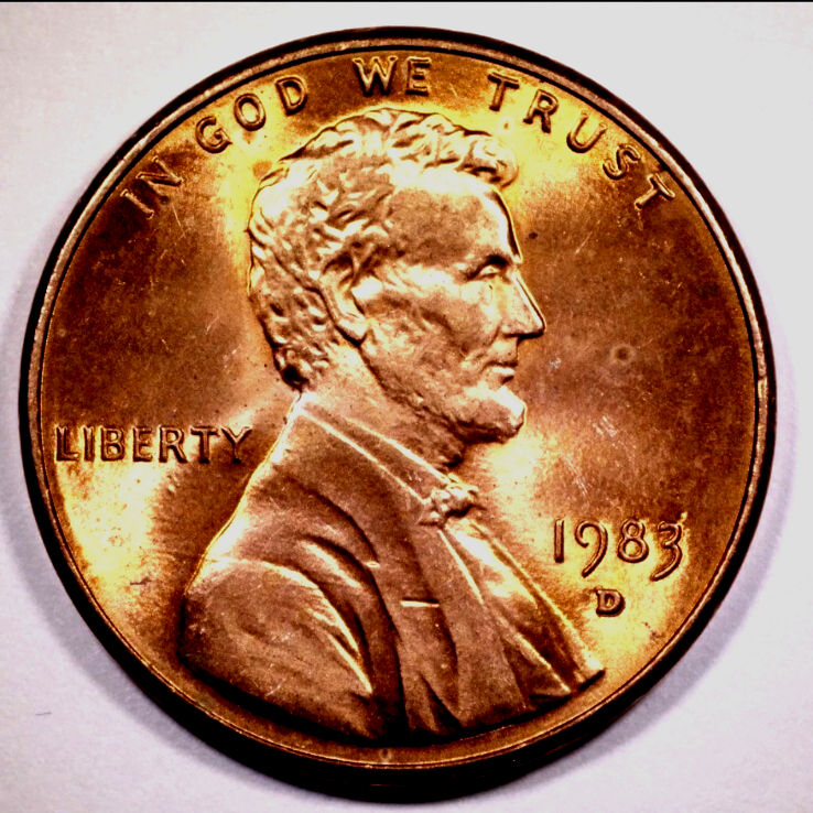 1983 D Lincoln Memorial 🔥OBW Bank Roll🔥BU Brilliant Uncirculated 1C From