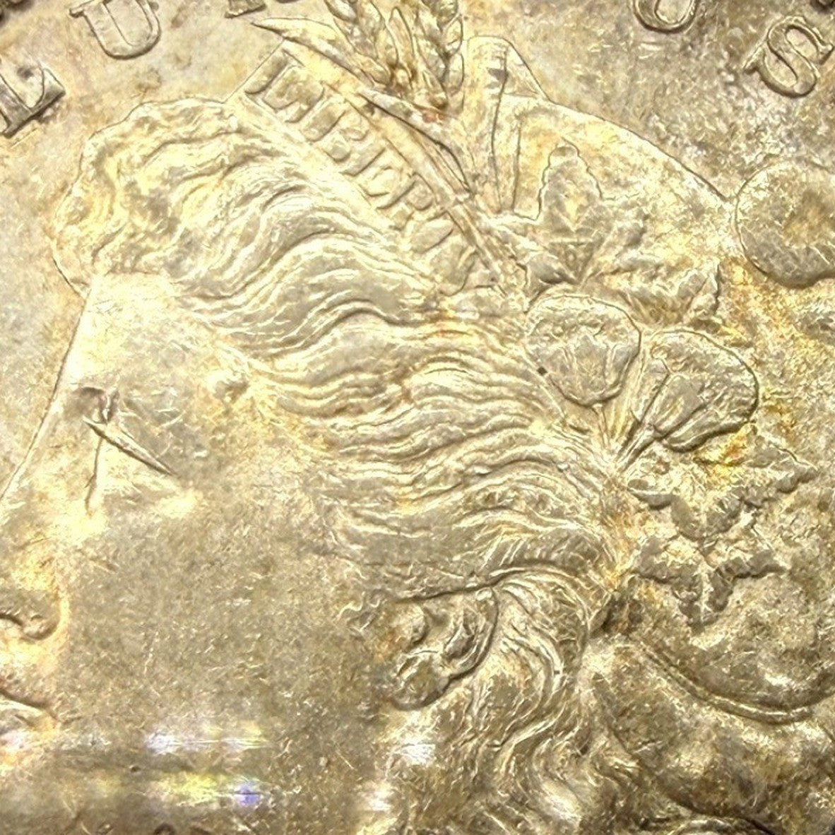 1881-S Morgan Silver Dollar CAC AU Details Cleaned San Francisco Mint 90% Silver