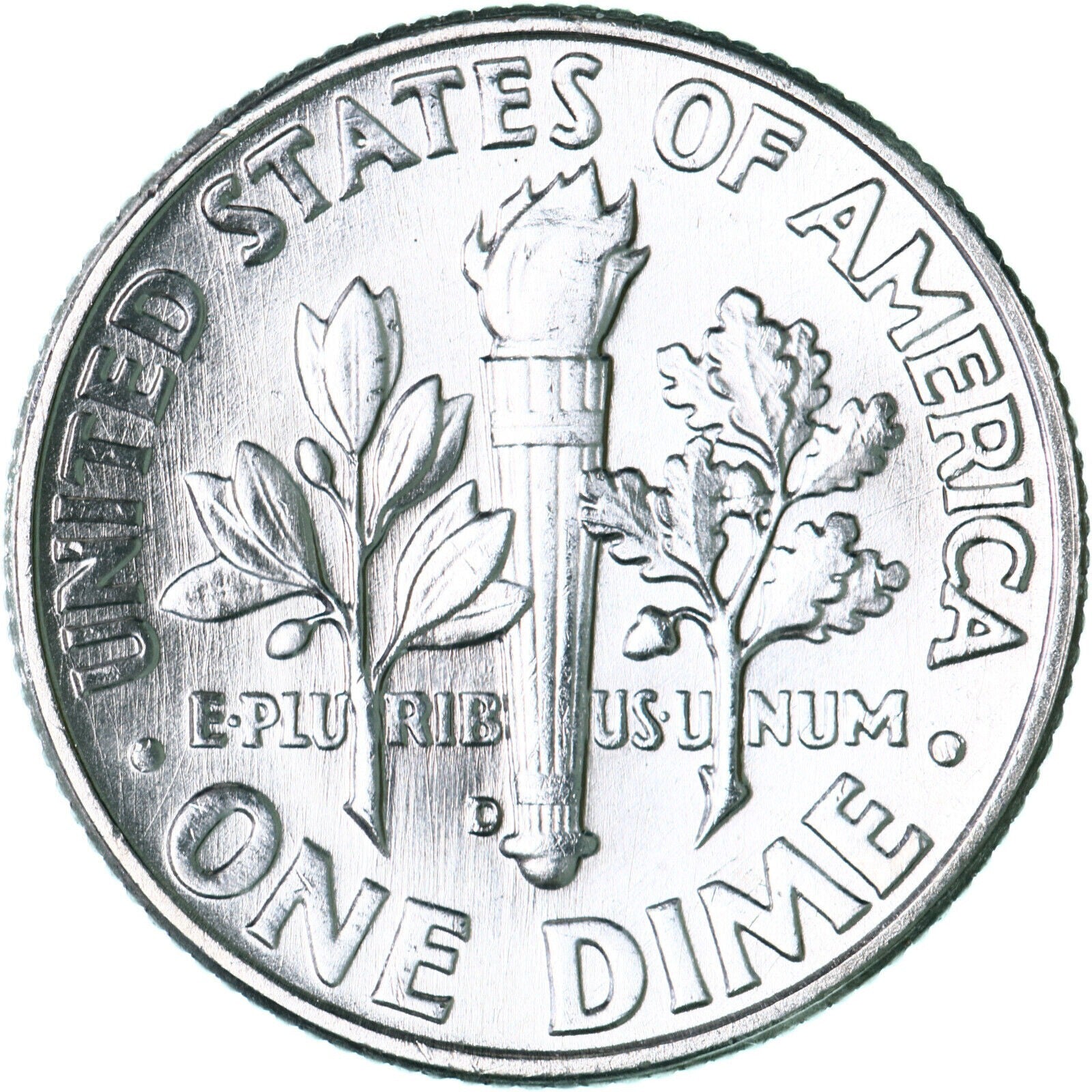 1963 D Roosevelt Dime 90% Silver Choice GEM BU Uncirculated BLAST WHITE 10c Coin