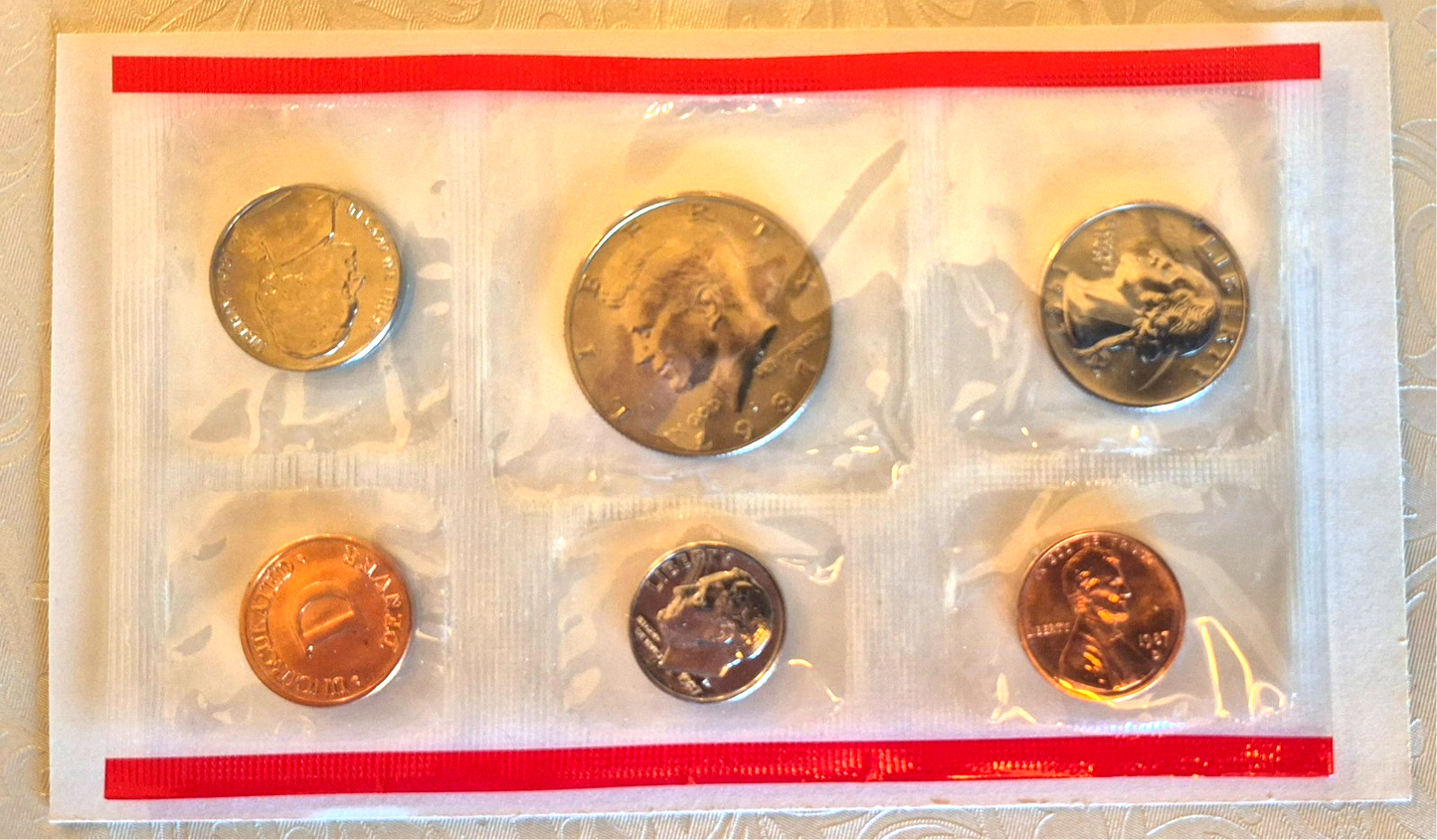 1987 P and D Annual United States Mint Uncirculated 10 Coin Set in OGP