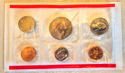 1987 P and D Annual United States Mint Uncirculated 10 Coin Set in OGP