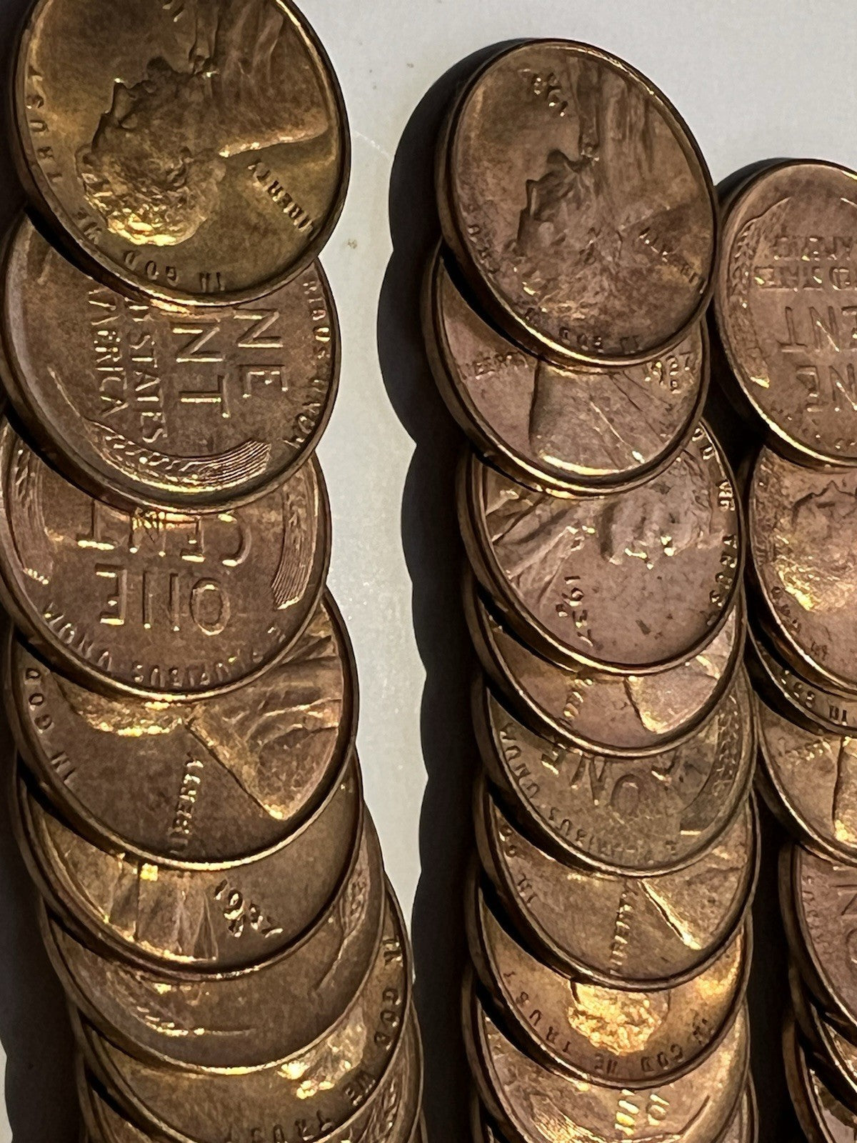 1937 S  Lincoln Wheat Cent BU Brilliant Uncirculated Gem from OBW Bank Roll