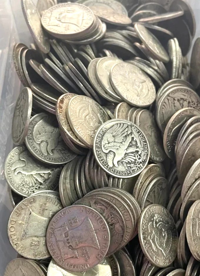 1 Troy Pound 90% SILVER SALE ~ U.S. Mint Coins Mix Half Dollar Quarter Dime