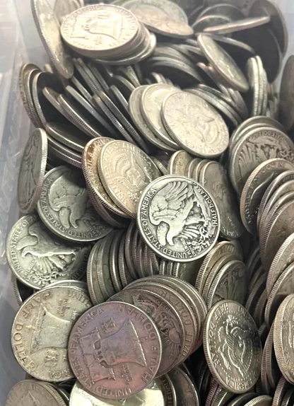1 Troy Pound 90% SILVER SALE ~ U.S. Mint Coins Mix Half Dollar Quarter Dime