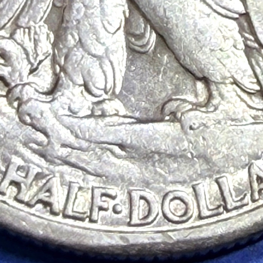 1944-D Walking Liberty Half Dollar 50C XF Extremely Fine 90% Silver Denver WWII