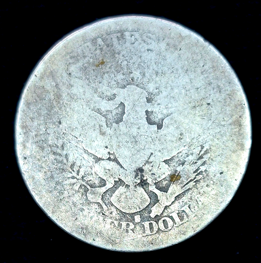 1894-S BARBER Silver Quarter 90% Silver AG Features Scarce Offset Mint Location