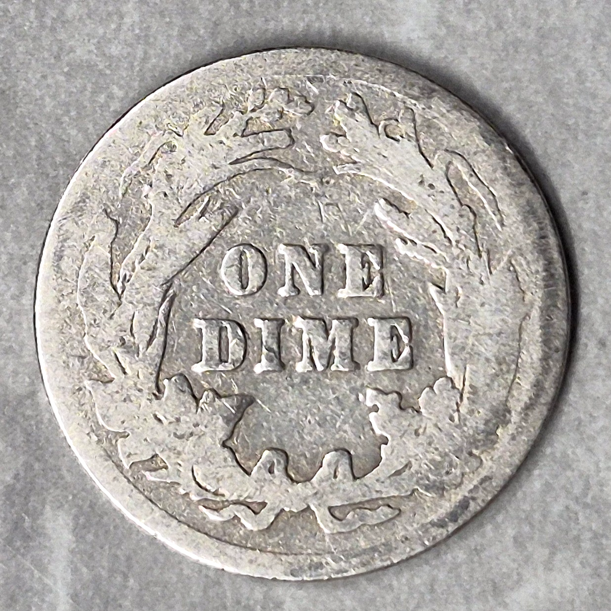 1912 Barber Dime Good 90% Silver 10c Philadelphia Liberty Head Type Coin